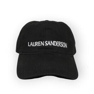 LAUREN SANDERSON Dad Cap Black~White Embroider SmokingSection